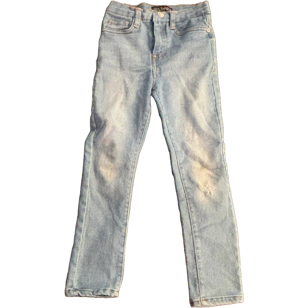 Girl's First Girl's Skinny Distressed Knee Jeans Sz 5